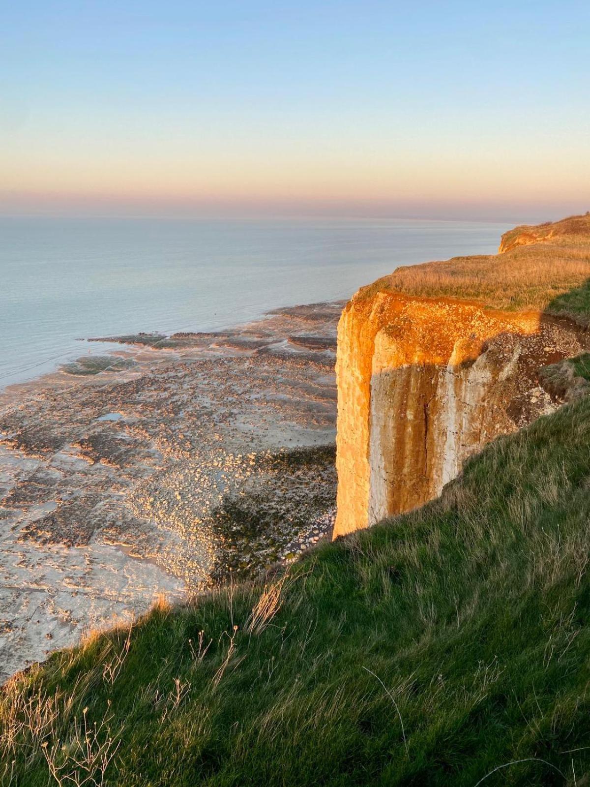 La Coquille - Vue Mer Panoramique & Port Treport Le Tréport Exteriör bild