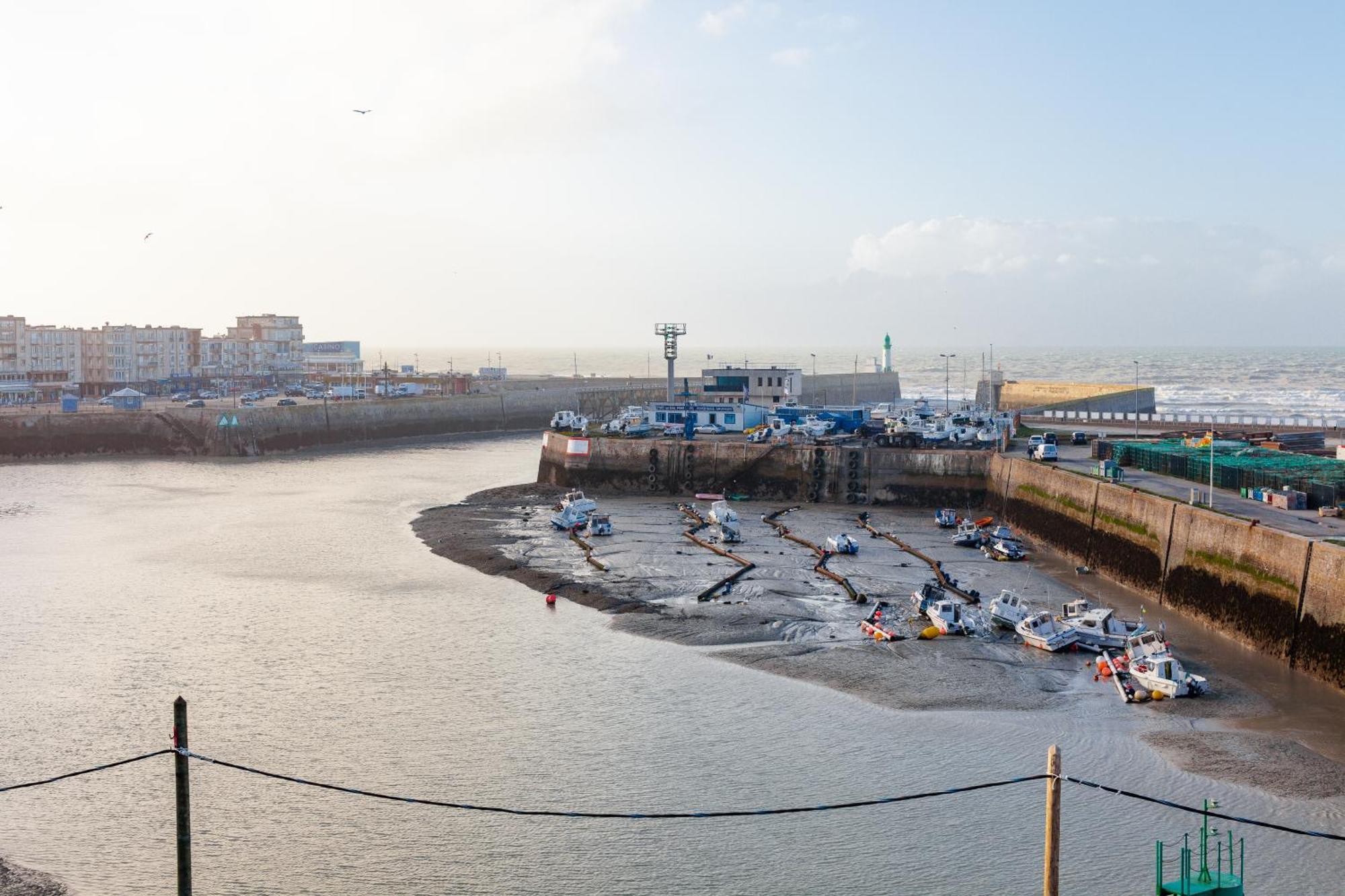 La Coquille - Vue Mer Panoramique & Port Treport Le Tréport Exteriör bild